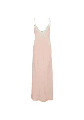 Forte Forte lace-trim sleeveless maxi dress - Pink
