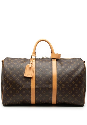 Louis Vuitton Pre-Owned 2004 Monogram Keepall Bandouliere 50 travel bag - Brown