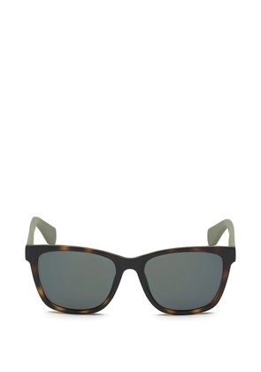 adidas tortoiseshell-effect rectangle-frame sunglasses - Brown