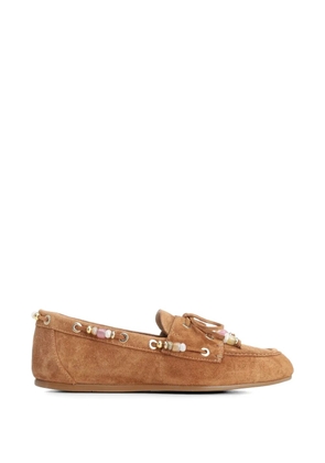 Stuart Weitzman Majorca Tinsley loafers - Brown
