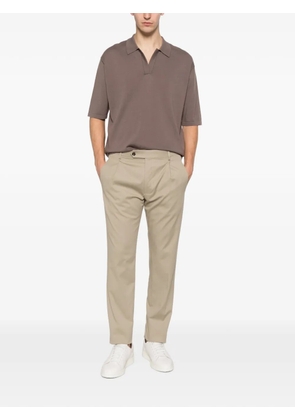 Berwich Retro Long pleated trousers - Neutrals