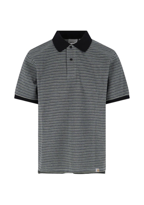 Carhartt WIP Dion striped polo shirt - Black