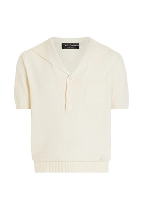 Dolce & Gabbana cotton polo shirt - Neutrals