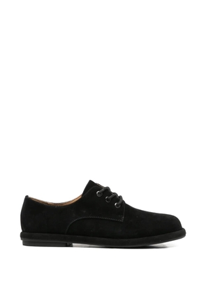 LINDA BAUMANN suede lace-up fastening derby shoes - Black