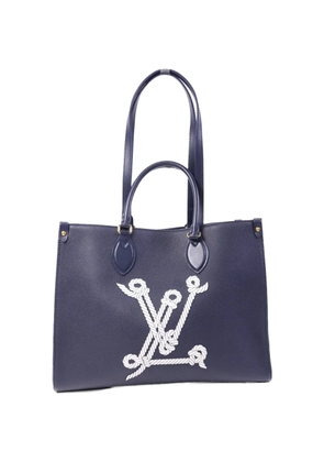 Louis Vuitton Pre-Owned MM On The Go leather shoulder bag - Blue