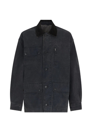 MARANT Travis corduroy-collar elbow-patch jacket - Black