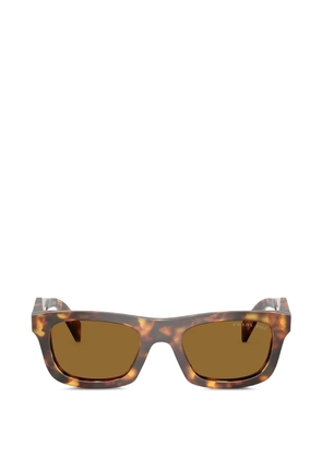 Prada Eyewear rectangle-frame sunglasses - Brown