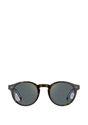 Tommy Hilfiger tortoiseshell-effect round-frame sunglasses - Brown
