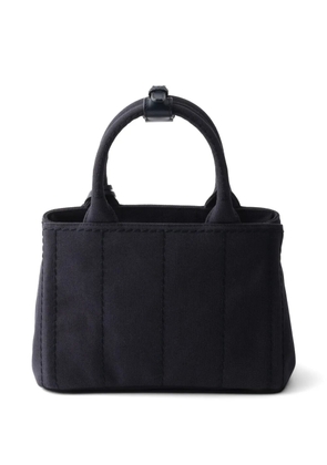 Prada Jardinière cotton canvas mini-bag - Blue