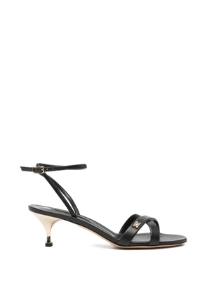 Casadei Jane crossover-strap buckle-fastening sandals - Black