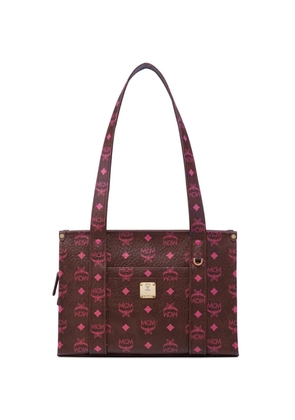 MCM small Aren Visetos tote bag - Brown