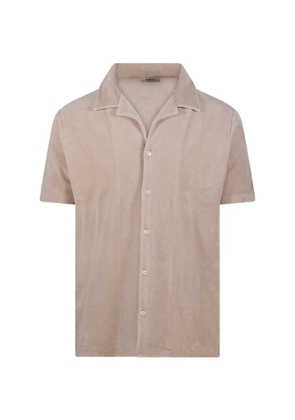 Altea short-sleeve camp-collar shirt - Neutrals