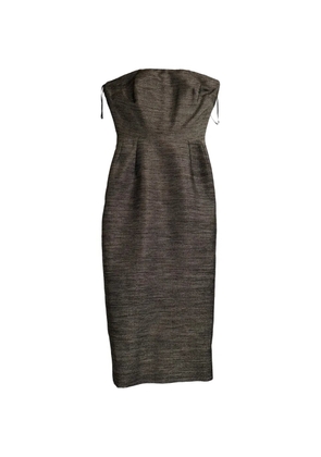 Victoria Beckham strapless midi dress - Black