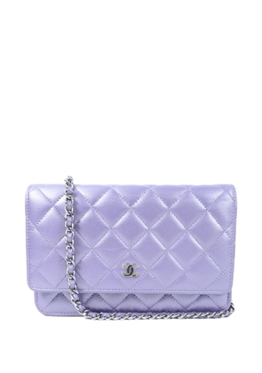 CHANEL Pre-Owned quilted CC shoulder bag - Purple