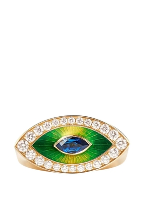 Marie Lichtenberg Evil Eye Metric diamond ring - Gold
