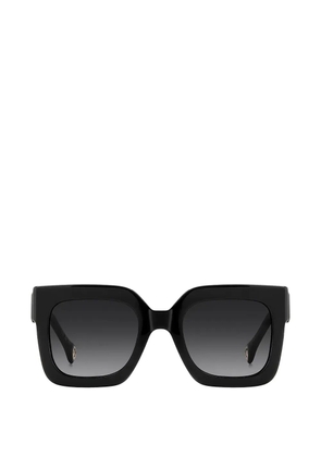 Carolina Herrera logo-plaque square-frame sunglasses - Black