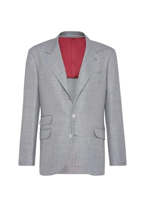 Brunello Cucinelli single-breasted blazer - Grey