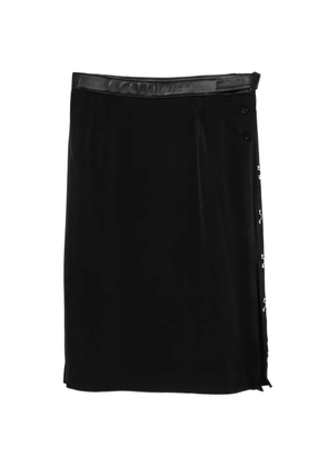 Undercover buckle zip skirt - Black