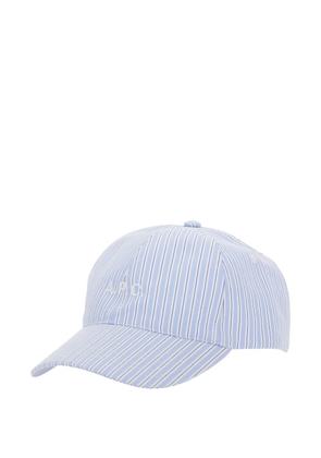 A.P.C. Charlie striped baseball cap - Blue