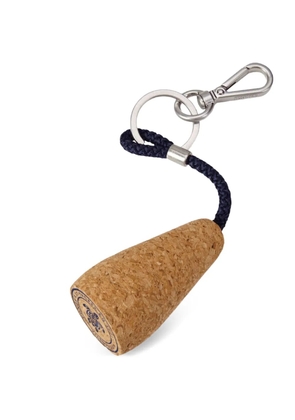 Vilebrequin cork rope-link keyring - Neutrals