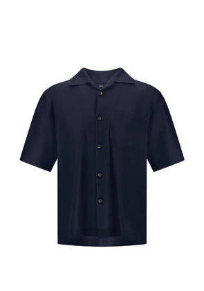 Herno patch-pocket short-sleeve shirt - Blue
