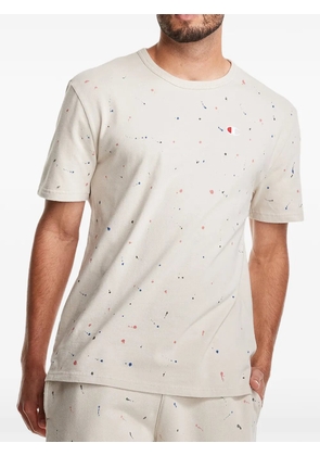 Champion Heritage paint-splatter T-shirt - Neutrals