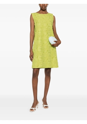 Marella floral-embroidered sleeveless mini dress - Green