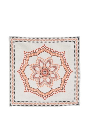 Brunello Cucinelli mandala-print handkerchief - Neutrals