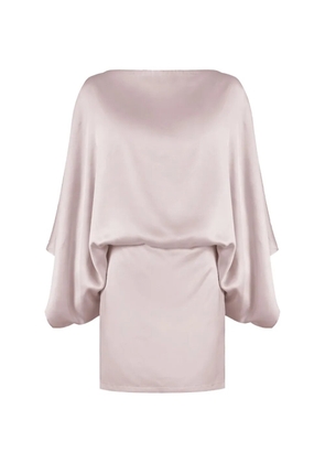 Nineminutes The Macha draped-back mini dress - Pink