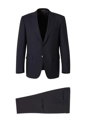 Canali peak-lapel double-breasted suit - Blue