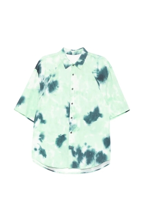 CROQUIS short sleeve tie-dye shirt - Green