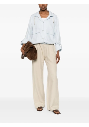 Herno hooded drawstring jacket - Blue