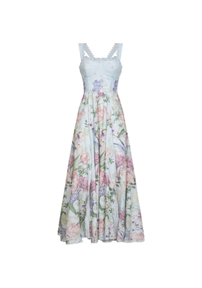 Charo Ruiz Ibiza Crissy floral-print midi dress - Blue