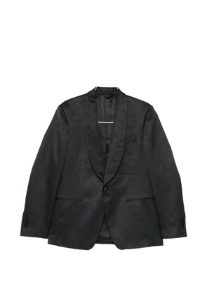 Lardini shawl-lapel single-breasted blazer - Black