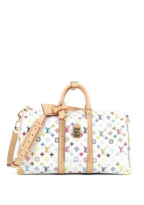 Louis Vuitton Pre-Owned x Takashi Murakami Keepall Bandouliere Bag Monogram Multicolor 45 travel bag - White