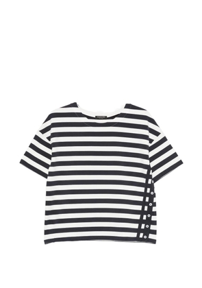 Margittes striped-pattern T-shirt - Blue