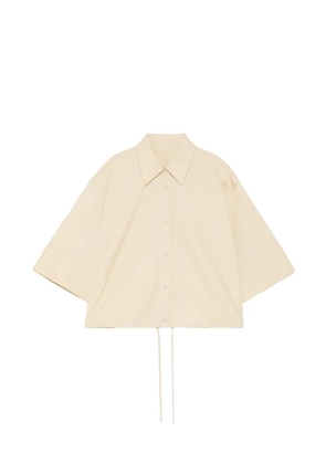 LESS cropped poplin shirt - Neutrals