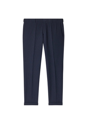 Paul Smith seersucker tailored trousers - Blue