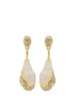 Alexis Bittar Liquid crystal-embellished earrings - Gold