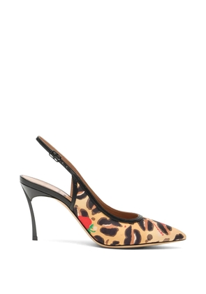 Casadei x Enriquez Blade pumps - Neutrals