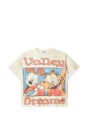 Vale x Garfield Sunday graphic-print T-shirt - Neutrals