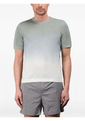 Moorer Jude gradient-dye T-shirt - Green