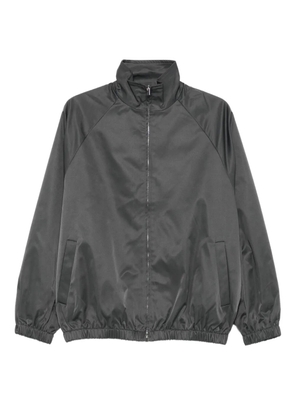 The Frankie Shop zip-front raglan-sleeve jacket - Grey