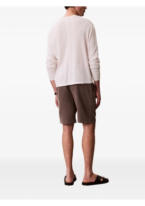 Calvin Klein drawstring-fastening shorts - Brown