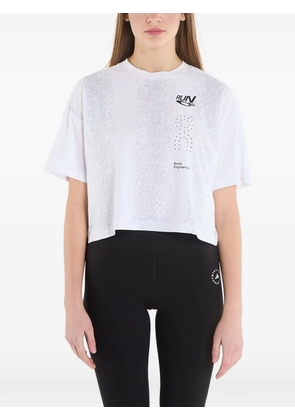 On logo-detail T-shirt - White