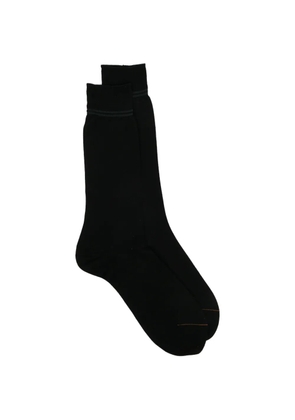 Zegna smooth socks - Black