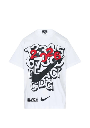 Comme Des Garçons Black x Black CDG cotton T-shirt - White