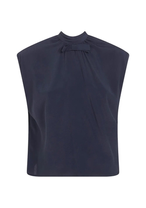 DRHOPE bow-detail sleeveless blouse - Black