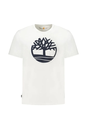 Timberland logo-print cotton t-shirt - White