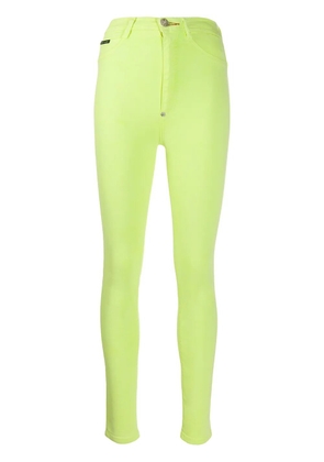 Philipp Plein Super High Waist jeggings - Yellow